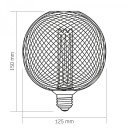 LED лампа VIDEX Filament VL-DBMC125150 4W E27 1800K Black Chainmail style, VL-DBMC125150 LED лампа VIDEX Filament VL-DBMC125150 4W E27 1800K Black Chainmail style, VL-DBMC125150