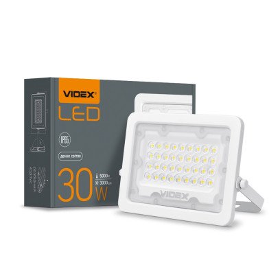 LED прожектор VIDEX F2e 30W 5000K, VL-F2e-305W