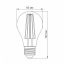 LED лампа VIDEX Filament A60F 7W E27 4100K, VL-A60F-07274