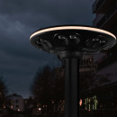 LED світильник автономний парковий IP54 VIDEX 1400Lm Сенсорний, VL-GLSO-1254-S