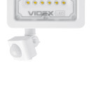 LED прожектор VIDEX F2e 20W 5000K с датчиком движения и освещенности, VL-F2e205W-S