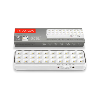 LED светильник аварийный TITANUM 30 LED 6500K, TL-EM1106