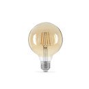 LED лампа TITANUM  Filament G95 6W E27 2200K бронза, TLFG9506272A