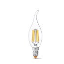 LED лампа VIDEX Filament C37Ft 6W E14 4100K, VL-C37Ft-06144