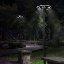LED светильник автономный парковый IP54 VIDEX 1400Lm Сенсорный, VL-GLSO-1254-S
