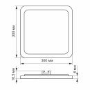 LED світильник вбудований квадрат VIDEX 24W 5000K, VL-DLS-245 LED світильник вбудований квадрат VIDEX 24W 5000K, VL-DLS-245