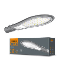 LED ліхтар вуличний VIDEX IP65 30W 5000K 220V