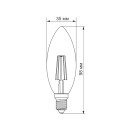 LED лампа TITANUM Filament C37 4W E14 2200K 220V бронза, TLFC3704142A LED лампа TITANUM Filament C37 4W E14 2200K 220V бронза, TLFC3704142A