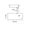 LED світильник трековий VIDEX 30W 4100K білий, VL-TR04-304W
