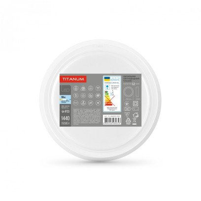 LED Светильник круглый накладной TITANUM 18W 5000K 220V, TL-BHR20-185