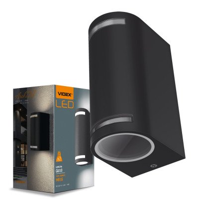 LED Світильник архітектурний AR022B IP54 VIDEX GU10x2, VL-AR022B