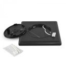 LED светильник с декоративной подсветкой VIDEX DL3S 24W 4000K Черный, VL-DL3S-244B LED светильник с декоративной подсветкой VIDEX DL3S 24W 4000K Черный, VL-DL3S-244B