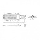 LED фонарь уличный IP65 100W 10000Lm 5000K, VL-SLE16-1005