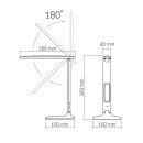 LED настольная лампа VIDEX VL-TF05W 7W 3000-5500K, VL-TF05W LED настольная лампа VIDEX VL-TF05W 7W 3000-5500K, VL-TF05W
