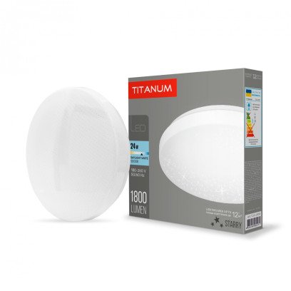 LED светильник настенно-потолочный TITANUM 24W 5000K 220V (TLCL-245S), TLCL-245S