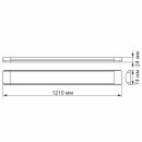 LED светильник линейный VIDEX 36W 1,2М 5000K, VL-BN-36125, VL-BN-36125