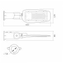 LED фонарь уличный VIDEX (поворотный) 30W 5000K 220V Серый, VL-SLe14-305 LED фонарь уличный VIDEX (поворотный) 30W 5000K 220V Серый, VL-SLe14-305