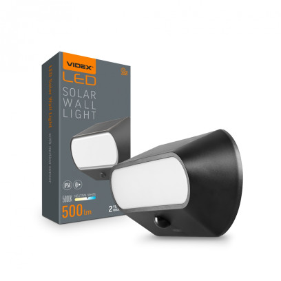 LED світильник автономний настінний IP54 VIDEX 500Lm 5000K, VL-BHSO-001-S