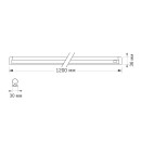 LED FITO світильник лінійний VIDEX T8 1,2М 20W 220V, VL-T8FF-2012B