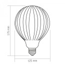 LED лампа VIDEX Filament VL-DG125175-WZTMO 4W E27 3000K Matt opal, VL-DG125175-WZTMO LED лампа VIDEX Filament VL-DG125175-WZTMO 4W E27 3000K Matt opal, VL-DG125175-WZTMO