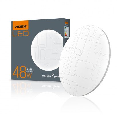 LED світильник настінно-стельовий VIDEX 48W 4100K Прямокутники, VL-CLR-484R