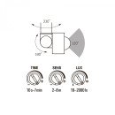 LED прожектор VIDEX F2e 10W 900Lm 5000K 220V з датчиком руху та освітленості, VLE-F2e-105W-S LED прожектор VIDEX F2e 10W 900Lm 5000K 220V з датчиком руху та освітленості, VLE-F2e-105W-S