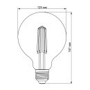 LED лампа VIDEX Filament G125FAD 7W E27 2200K дімерна, VL-G125FAD-07272