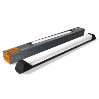 LED світильник лінійний VIDEX 36W 0.6М 5000K 220V чорний, VLE-BN-36065B