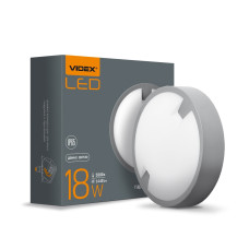 LED світильник (ЖКГ) круглий VIDEX 18W 5000K