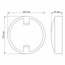LED светильник (ЖКХ) круглый VIDEX 18W 5000K, VL-BH12R-185 LED светильник (ЖКХ) круглый VIDEX 18W 5000K, VL-BH12R-185