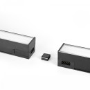 LED світильник лінійний магістральний VIDEX BNL02 24W 0.6М 5000K 220V Black, VL-BNL02-24065B
