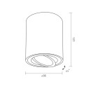 Светильник под лампу GU10 Белый VL-SPF13A-W, VL-SPF13A-W