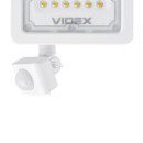 LED прожектор VIDEX F2e 10W 5000K з датчиком руху та освітленості, VL-F2e105W-S