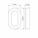 LED світильник ART (ЖКГ) овальный VIDEX 11W 5000K, VL-BHFO-115 LED світильник ART (ЖКГ) овальный VIDEX 11W 5000K, VL-BHFO-115