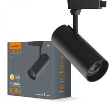 LED світильник трековий VIDEX 20W 4100K 220V чорний