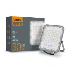 LED прожектор VIDEX PREMIUM 30W 5000K 220V Gray День-ночь (VL-F2-305G-N)