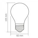 LED лампа VIDEX Filament VL-DA60MO 4W E27 3000K Porcelain dimmable, VL-DA60MO