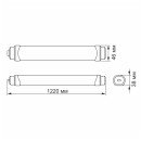 LED светильник IP65 линейный магистральный VIDEX 36W 1,2М 5000K, VL-BNWL-36125
