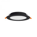 LED світильник Back вбудований круглий VIDEX 15W 5000K Black, VL-DLBR-155B