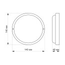 LED светильник IP54 круглый TITANUM 12W 6500K, TL-BHR-126 LED светильник IP54 круглый TITANUM 12W 6500K, TL-BHR-126