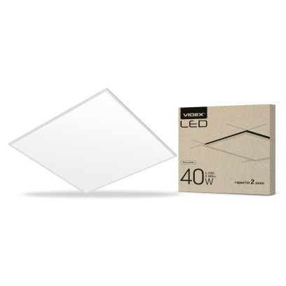 LED панель VIDEX 40W 4100K матова, VL-P404W