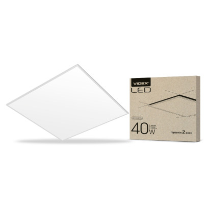LED панель VIDEX 40W 6200K матовая, VL-P406W