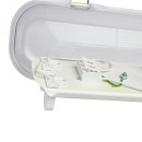 LED світильник IP65 лінійний під лампу 2хТ8 VIDEX 1,2М 220V, VL-BNW-T8122G