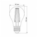 LED лампа VIDEX Filament A60FA 10W E27 2200K, VL-A60FA-10272