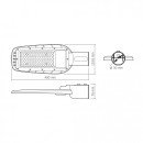 LED фонарь уличный VIDEX IP65 50W 5000Lm 5000K VL-SLE16-505, VL-SLE16-505