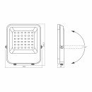 LED прожектор VIDEX 50W RGB 220V, VL-F3-50-RGB LED прожектор VIDEX 50W RGB 220V, VL-F3-50-RGB
