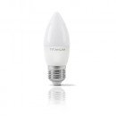 LED лампа TITANUM C37 6W E27 4100K, TLС3706274