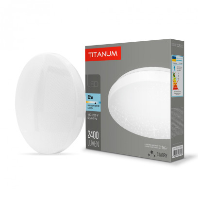 LED світильник настінно-стельовий TITANUM 32W 5000K Зоряне небо, TLCL-325S