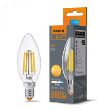 LED лампа VIDEX Filament C37F 6W E14 4100K 220V