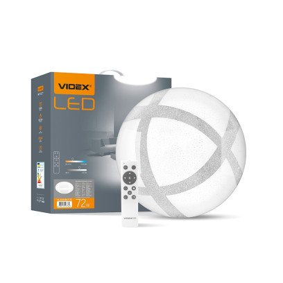 LED светильник функциональный круглый VIDEX GLANZ 72W 2800-6200K, VL-CLS1847-72
